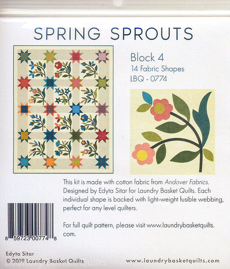 Silhouettes - Spring Sprouts LT Block 4 image 1