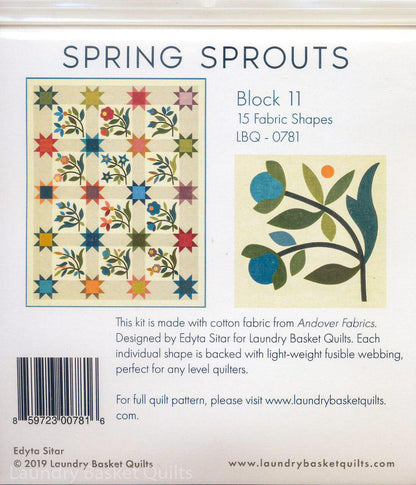 Silhouettes - Spring Sprouts LT Block 11