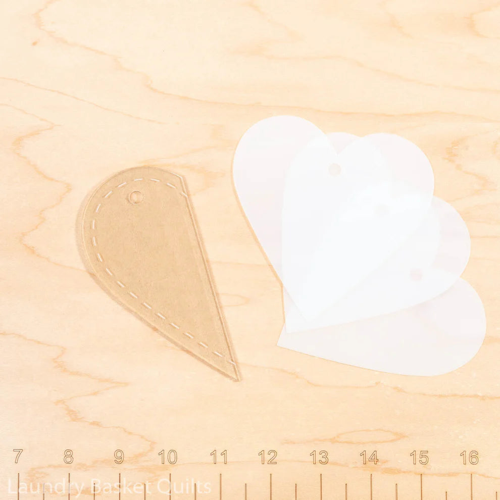 BFF Template & Stencil Set - Heart Quilting Templates and Stencils