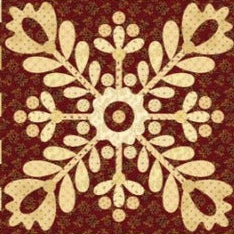 Butter Churn Berry Blossoms Quilt Pattern