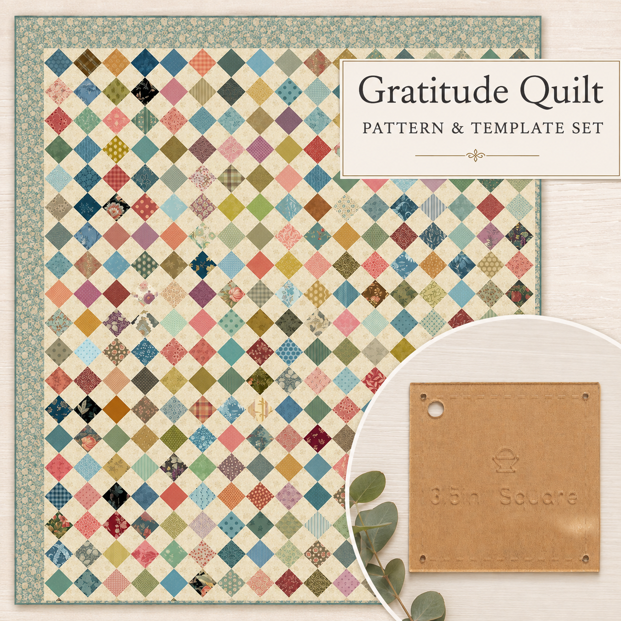 Gratitude Quilt Bundle - Pattern & Templates