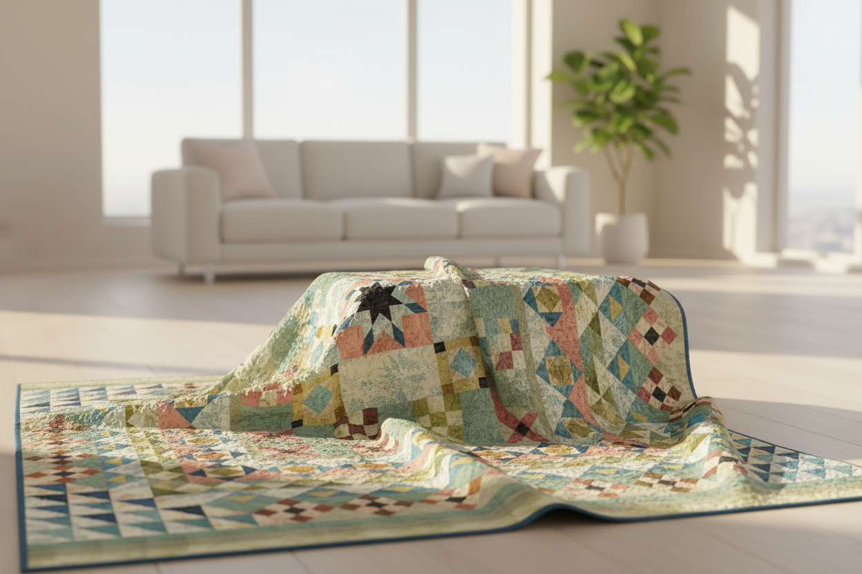 Green Mountain Quilt Pattern - Pieced Design by Edyta Sitar | 65½" x 74½"