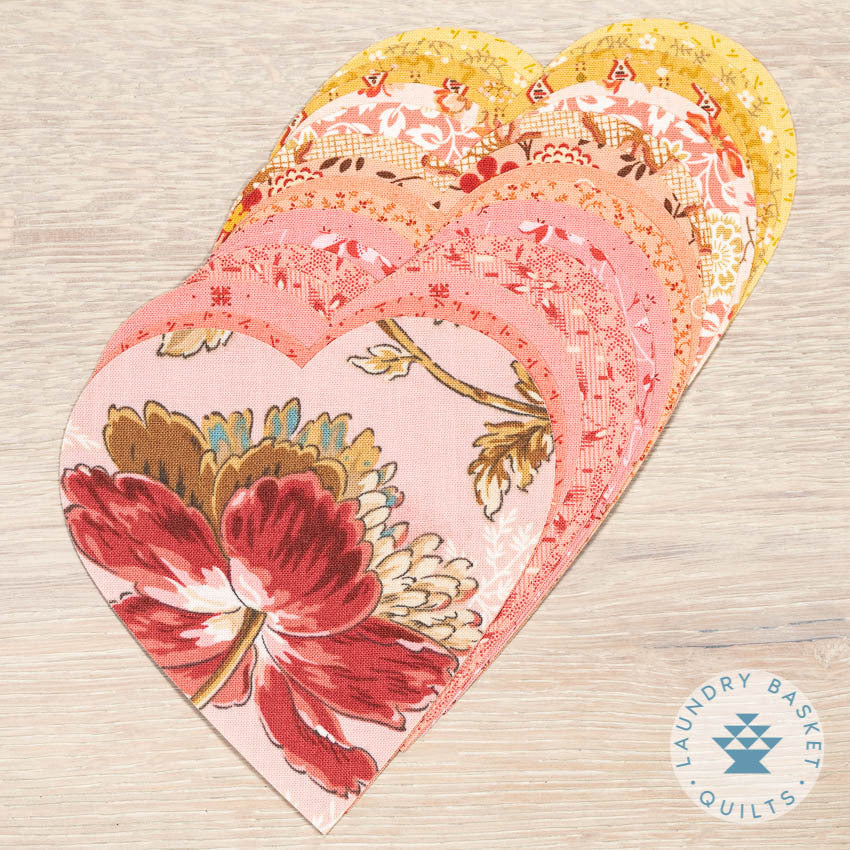 fabric hearts for applique