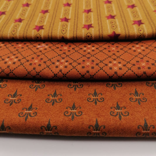 Kim Diehl Fat Quarter Bundle - KD6 - 3 Fabrics