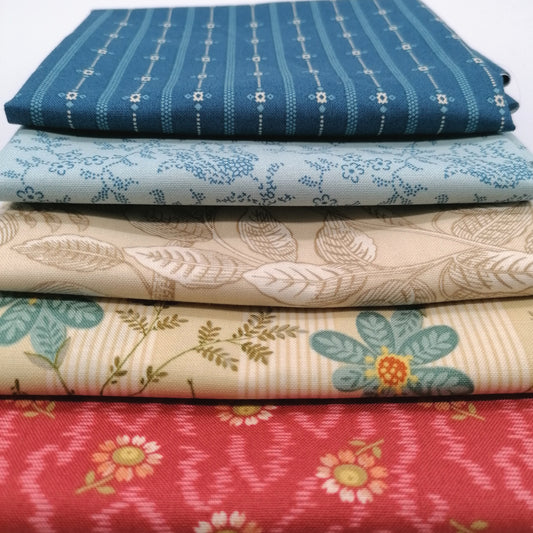 Laundry Basket Quilts Fat Quarter Bundle LBQ27 | 5 Fat Quarters