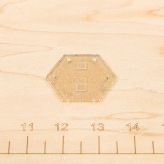Charm Template 1" Hexagon