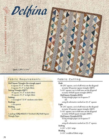 Little Handfuls of Scraps - Book The Quilting Owl