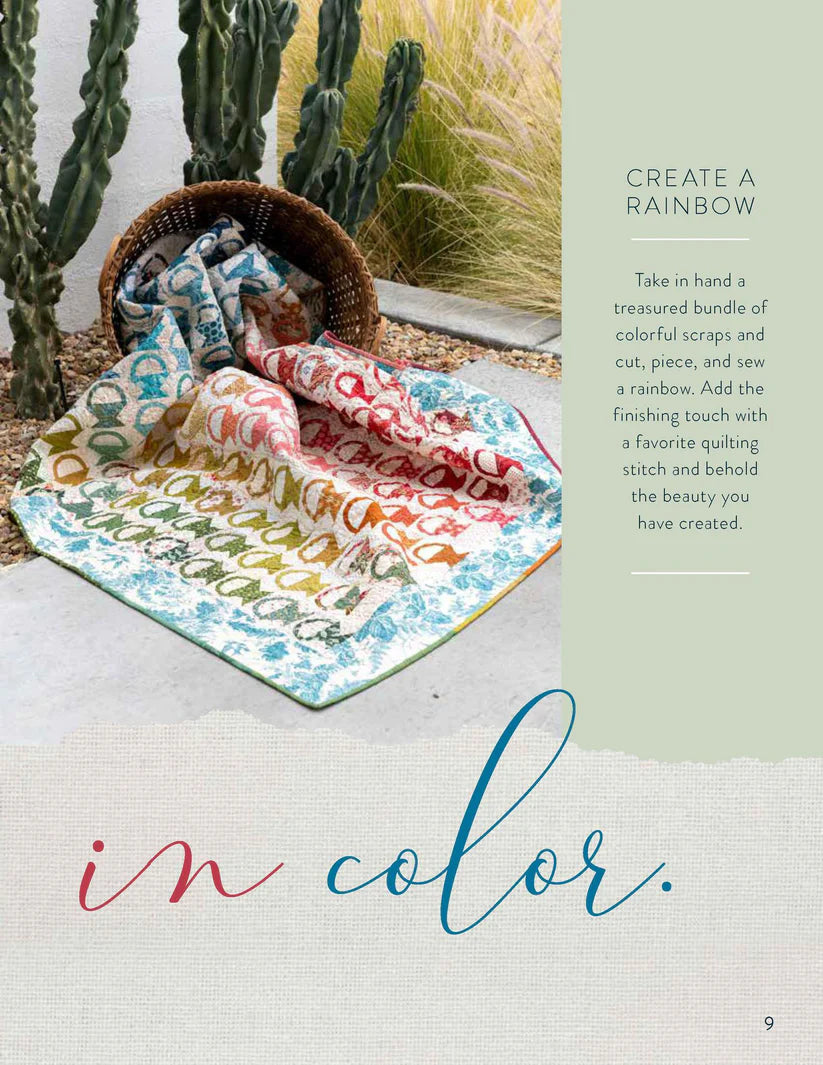 Rainbow Scraps - Book The Quilting Owl