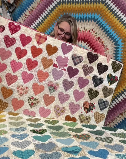 Hearts, Content Quilt Pattern