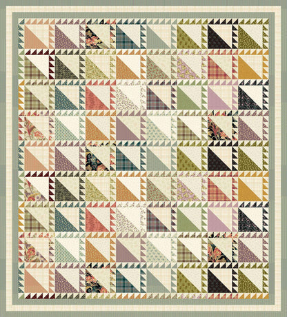 1½" Finished Triangle Paper - 10" x 10" fabric