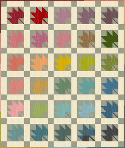 Fall in Color quilt Pattern  by edyta sitar