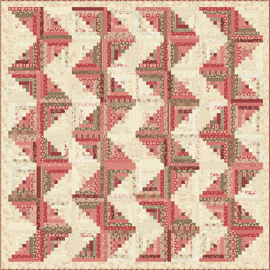 Log Cabin Quilt Pattern image 1