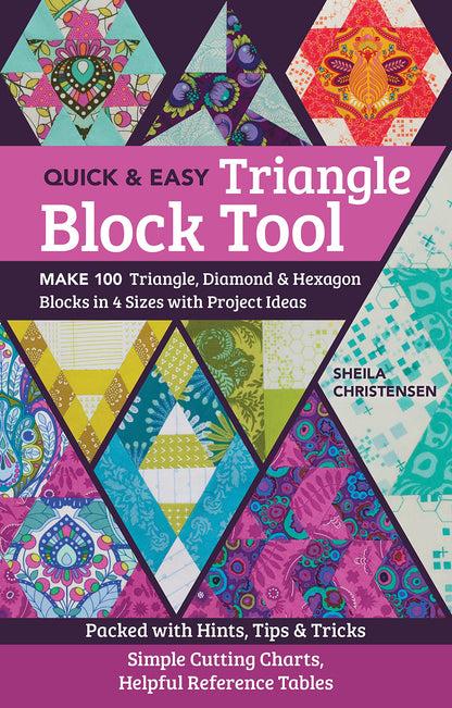 Quick & Easy Triangle Block Tool: Make 100 Triangle, Diamond & Hexagon Blocks image 0