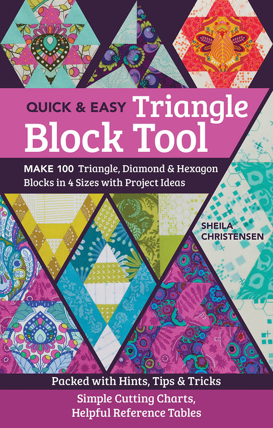 Quick & Easy Triangle Block Tool: Make 100 Triangle, Diamond & Hexagon Blocks image 0