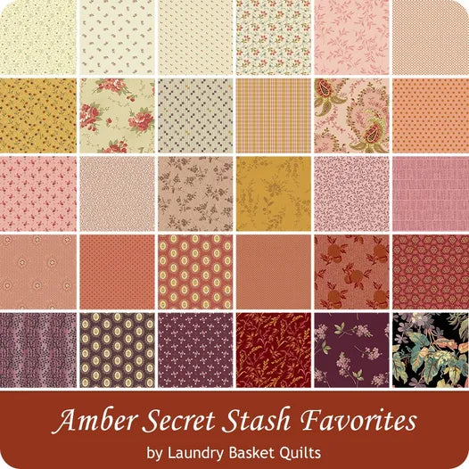 Secret Stash Favorites - Amber - Fat Quarter Bundle - 30 Cuts Each