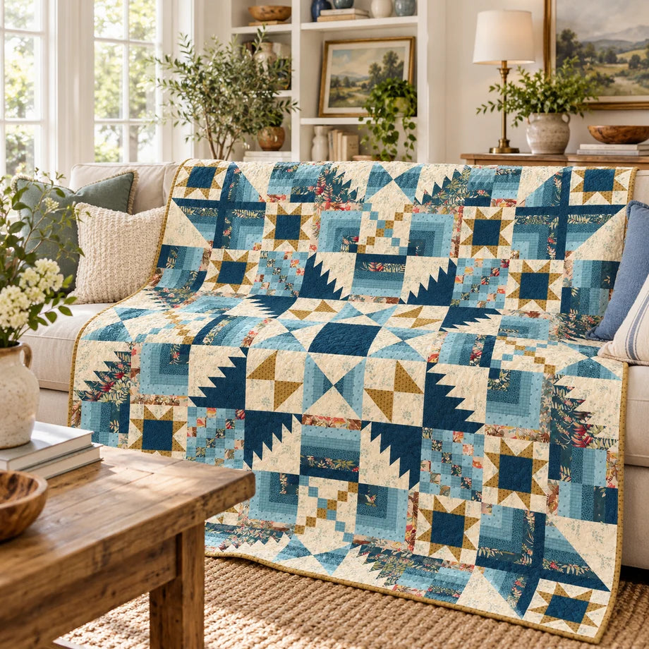 Arizona Dahlia Quilt Pattern