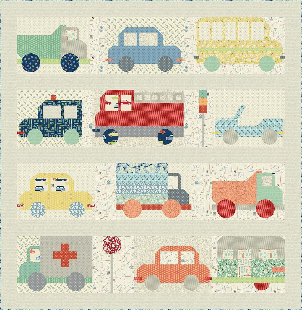 Car Show Quilt Pattern image 0