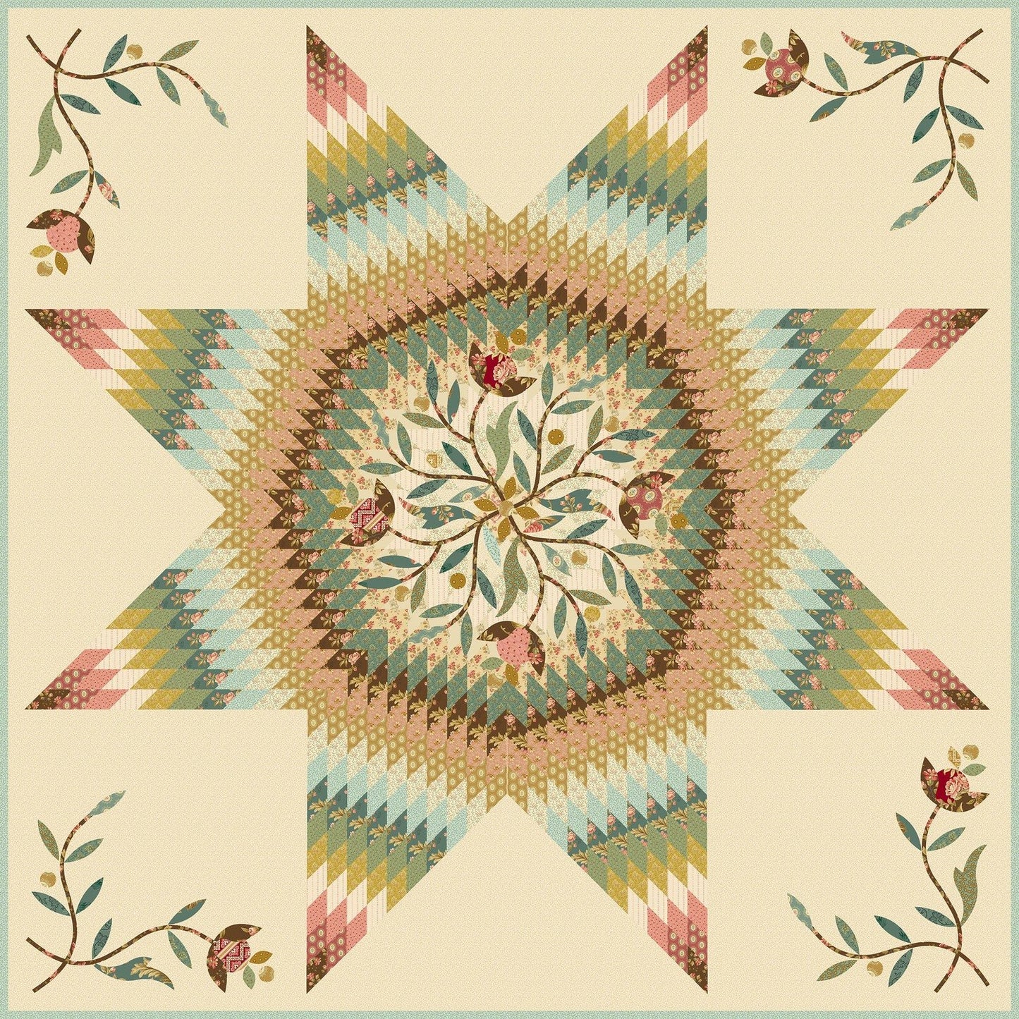 Crystal Star Quilt Pattern image 0