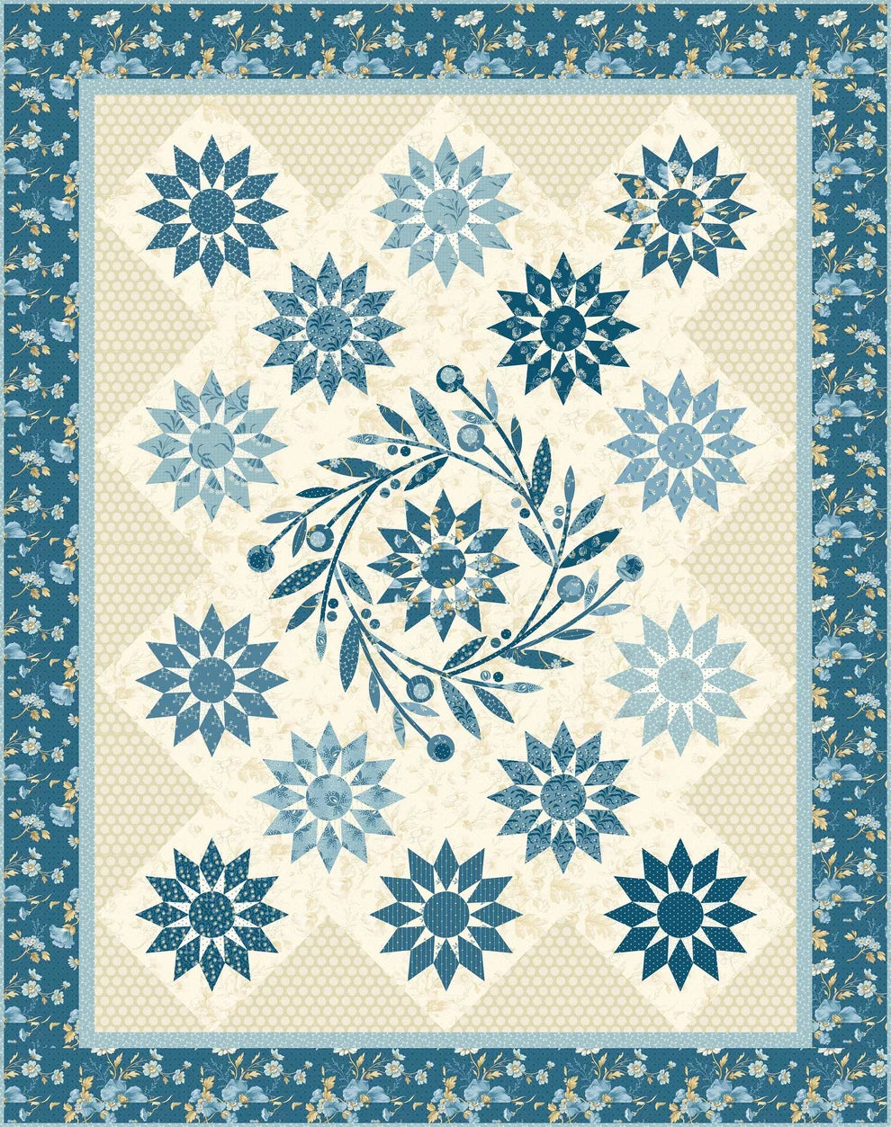 Blooming Star Bundle by Laundry Basket Quilts