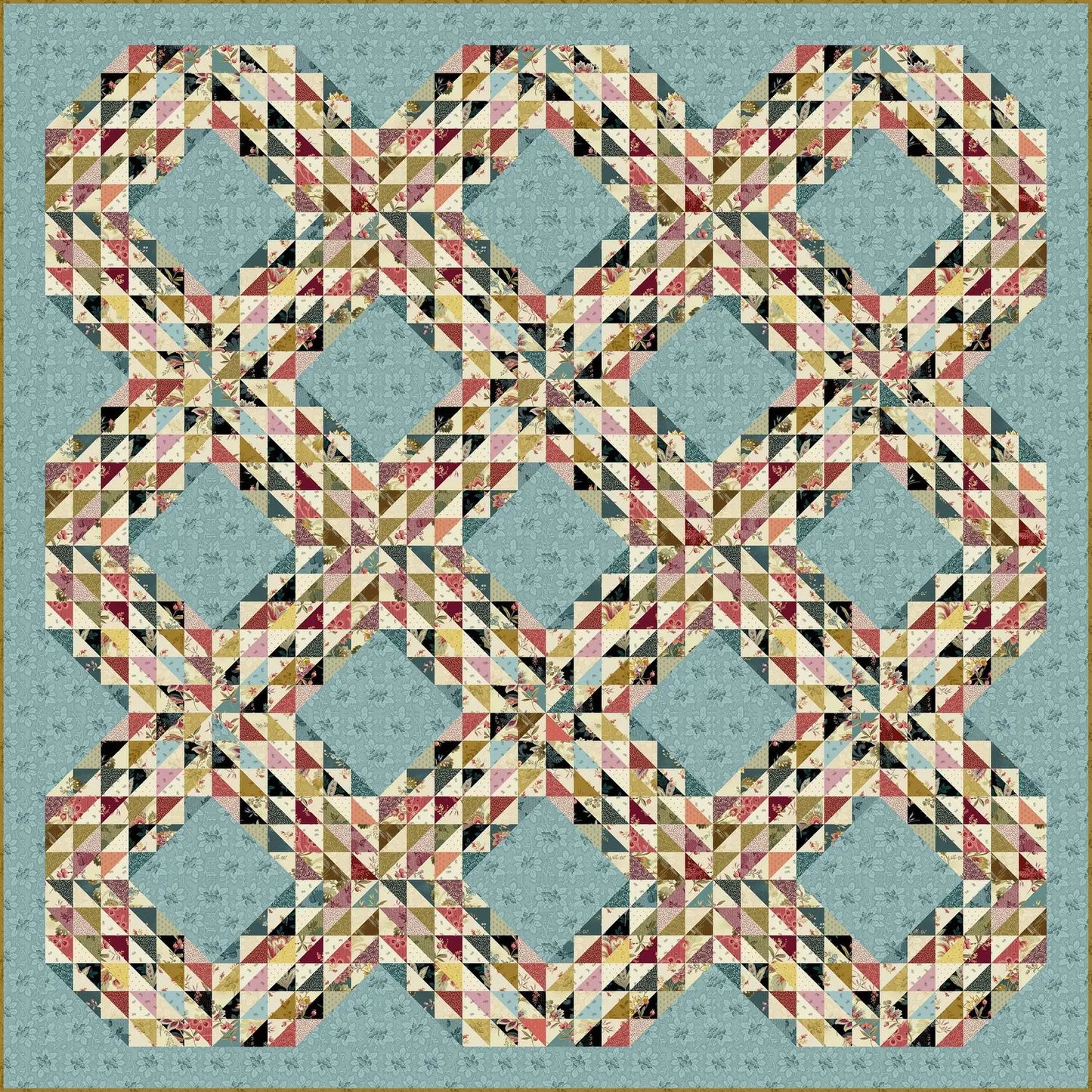 Tidal Wave Quilt Pattern image 0