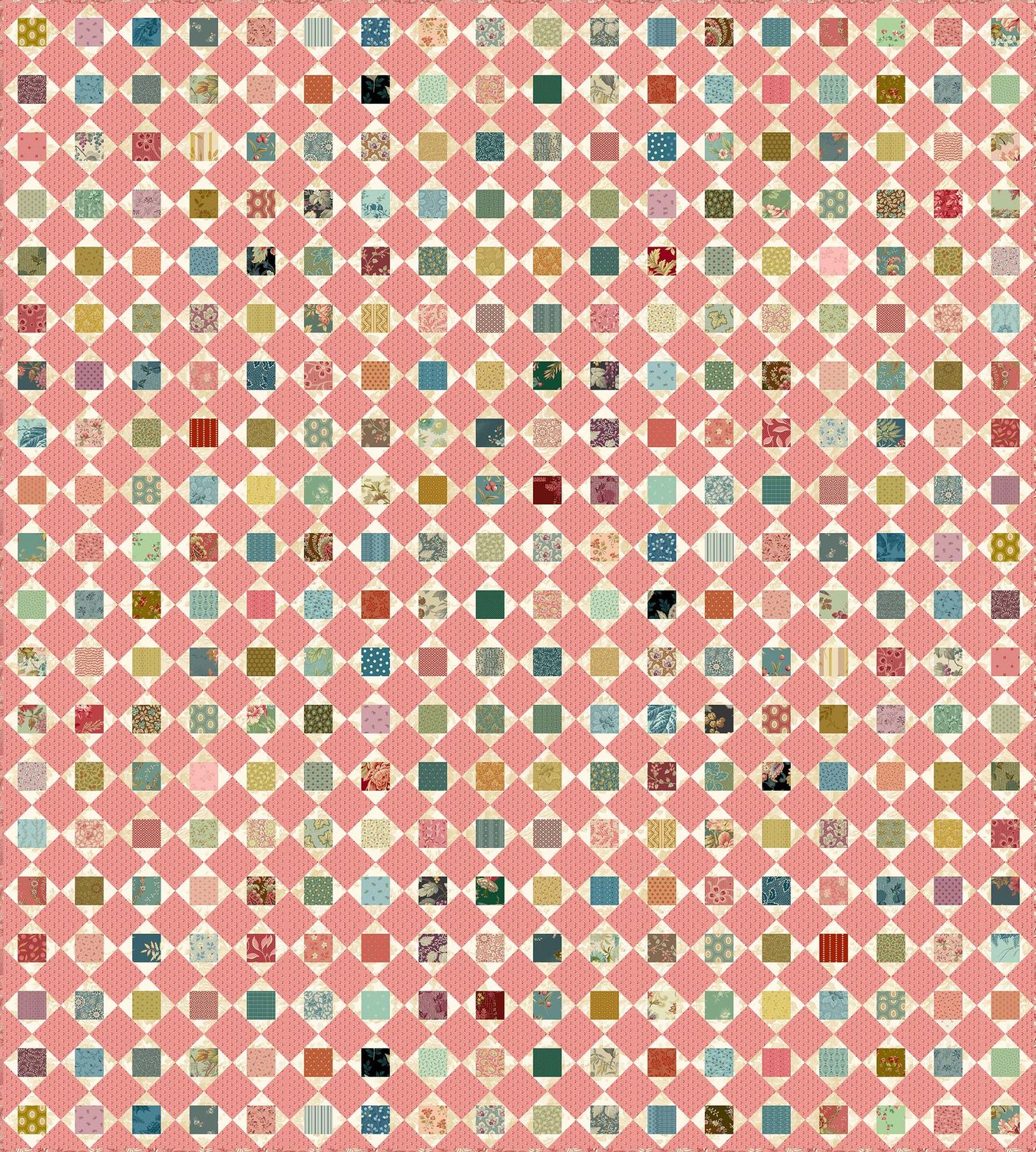 Square in a Square Quilt Pattern image 0