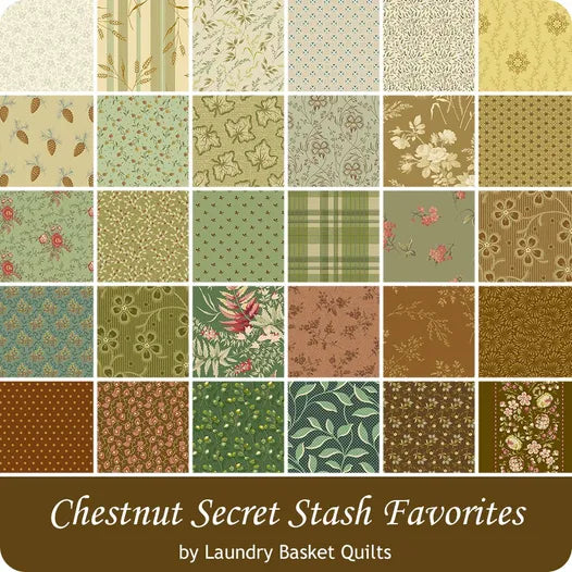 Secret Stash Favorites - Chestnut - Fat Quarter Bundle - 30 Cuts Each