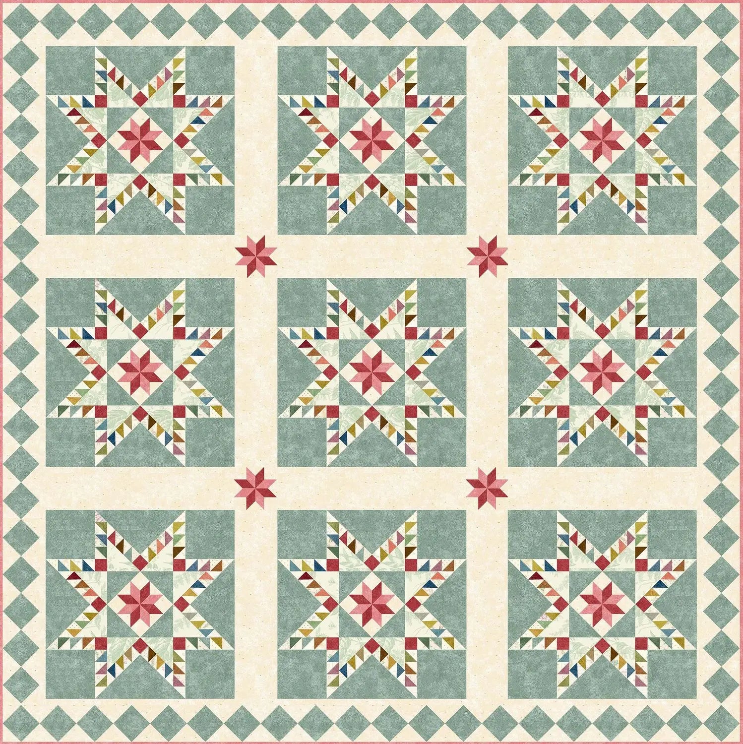 Heritage Feathered Star Pattern image 0