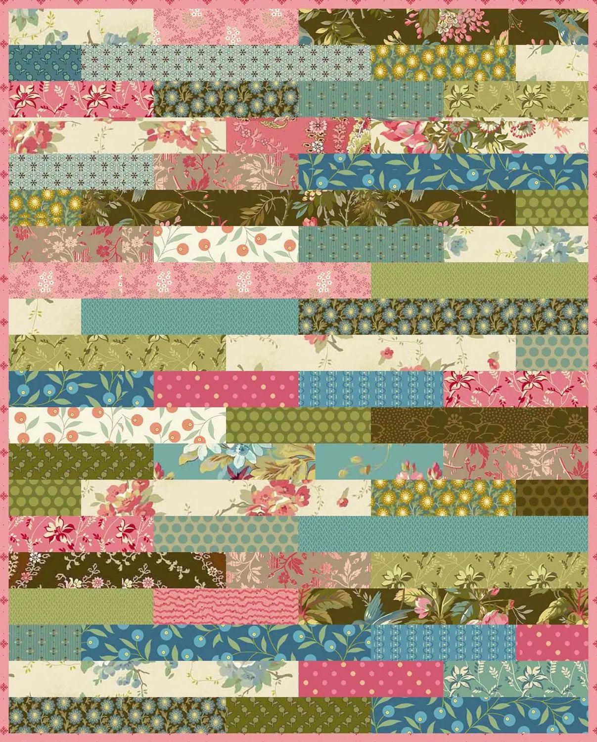 Squares, Strips, and Scraps Pattern image 1