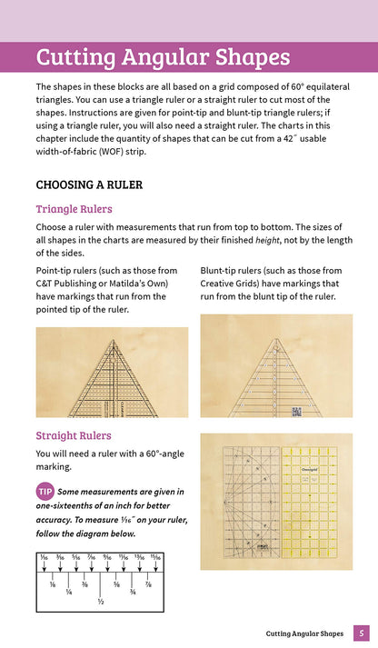 Quick & Easy Triangle Block Tool: Make 100 Triangle, Diamond & Hexagon Blocks image 4
