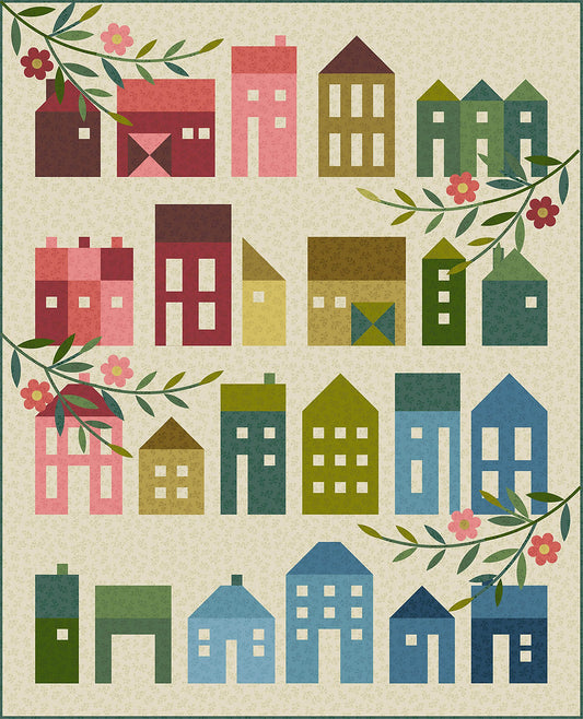 Summer Village Quilt Pattern image 0