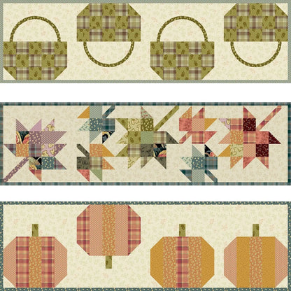 Fall Trio Pattern table runners