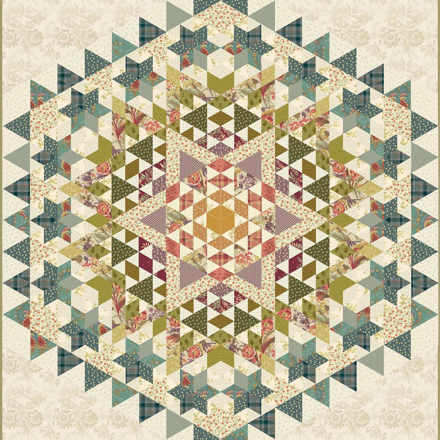 Scrappy Stars Quilt Pattern image 0