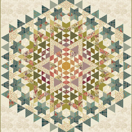 Scrappy Stars Quilt Pattern image 0