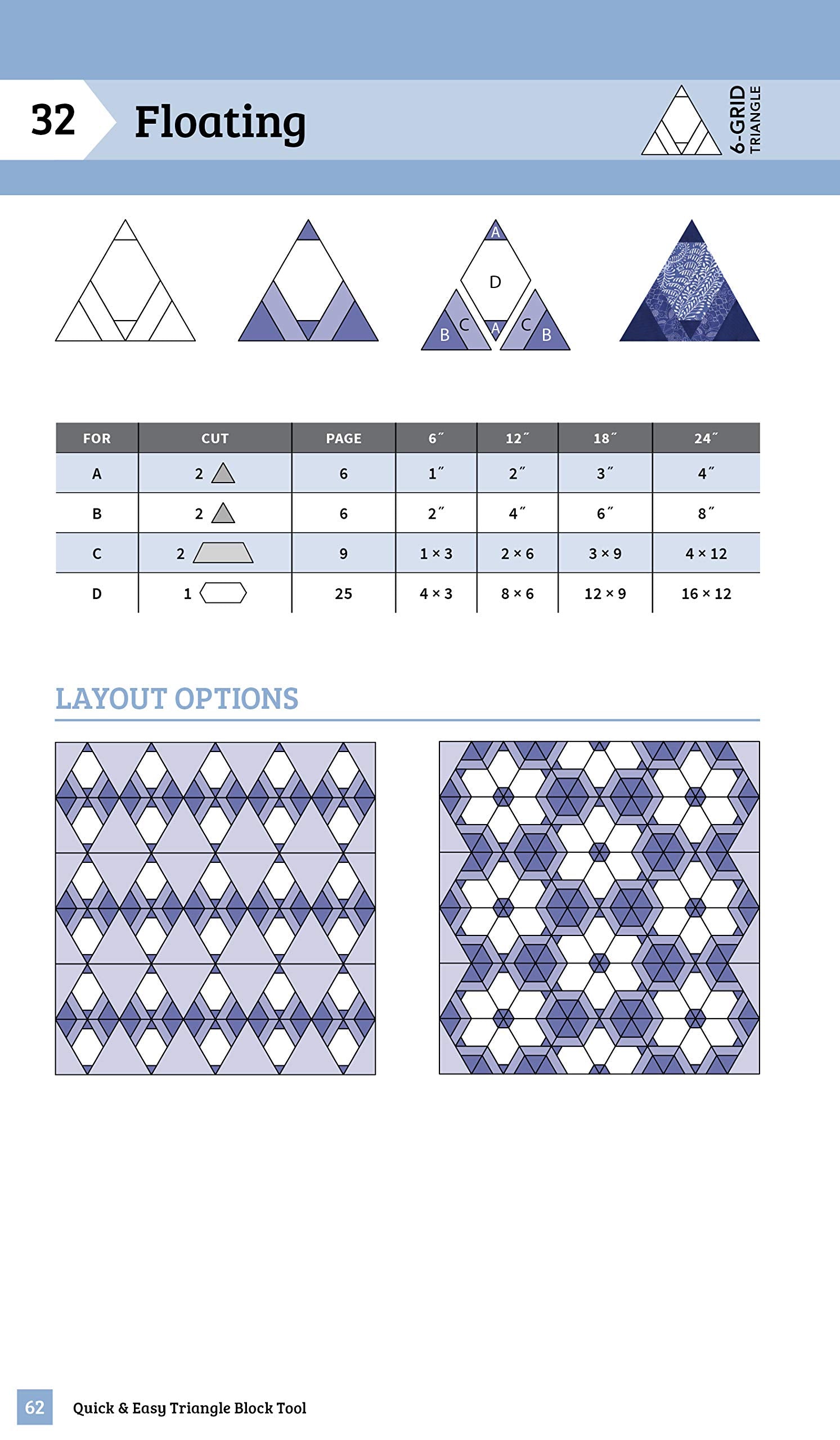 Quick & Easy Triangle Block Tool: Make 100 Triangle, Diamond & Hexagon Blocks image 2