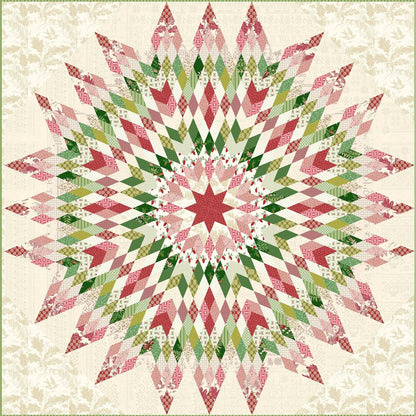 Amaryllis Noel Quilt Pattern image 0
