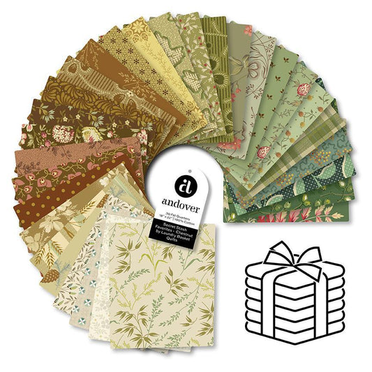 Secret Stash Favorites - Chestnut - Fat Quarter Bundle - 30 Cuts Each