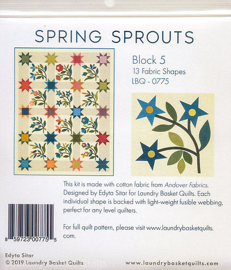 Silhouettes - Spring Sprouts LT Block 5 image 1