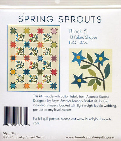 Silhouettes - Spring Sprouts LT Block 5 image 1