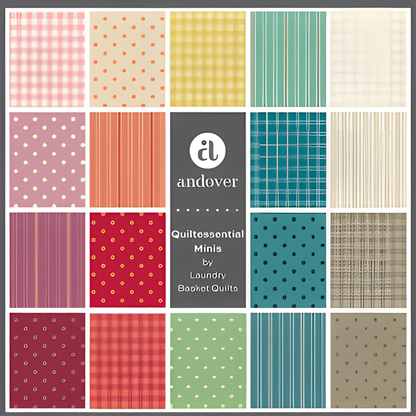 Quiltessential Minis 5" Squares — Laundry Basket Quilts for Andover Fabrics