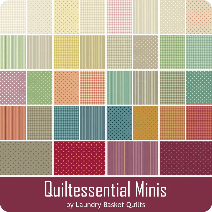 Quiltessential Minis 5" Squares — Laundry Basket Quilts for Andover Fabrics