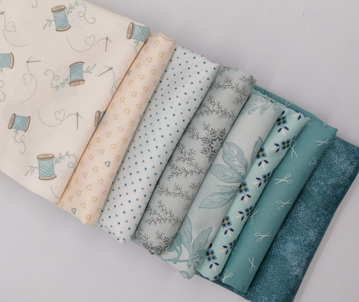 Blue Fat Quarter Bundle - LBQ10