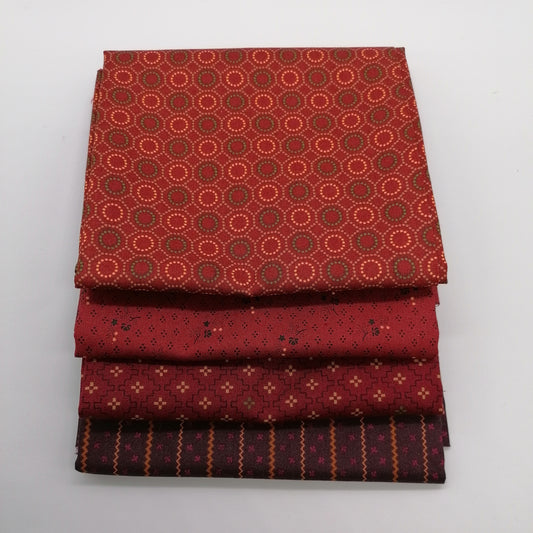 Kim Diehl Fat Quarter Bundle - KD8 - 4 Fabrics