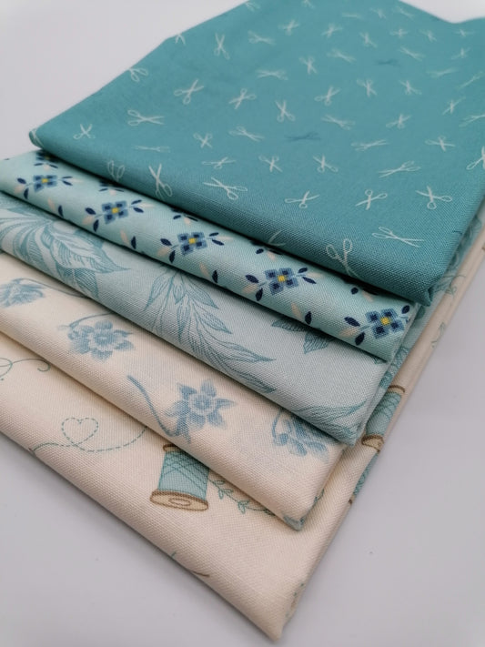 Blue Fat Quarter Bundle - LBQ9