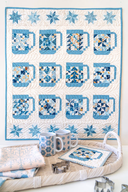 Hot Cocoa Quilt Pattern - 55½" x 63½" Cozy Winter Quilt