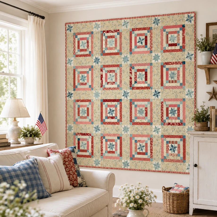 Stars and Stripes Quilt Pattern