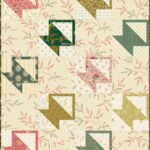 Little Gabriella Mini Quilt Pattern, finished size 14½" x 18", featuring a pieced design, ideal for wall hangings, table toppers, or gifts.