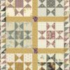 Michael Mini Quilt Pattern featuring a classic Ohio Star block with quarter-square triangles and a half-square border, finished size 13" x 17