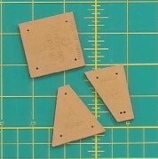 Rylan Templates – precision tools for cutting V-block pieces in the Rylan Quilt pattern.