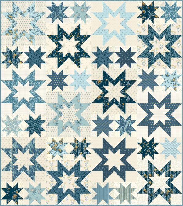 Sawtooth Star quilt pattern by Edyta Sitar